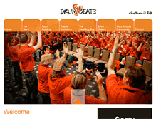 Tablet Screenshot of drumbeats.com.au